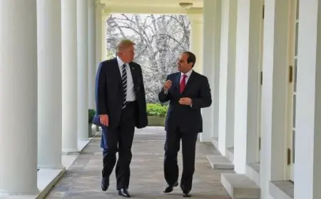 الرئيس السيسي يعبّر عن شكره لترامب على دعمه لجهود إنهاء الحرب