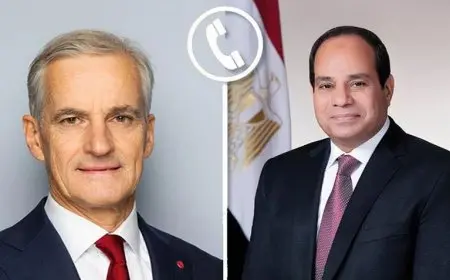 الرئيس السيسي يثني على دعم النرويج القوي للقضية الفلسطينية