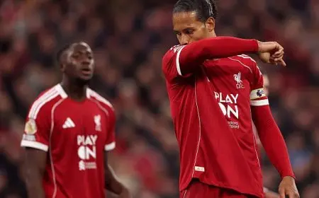 ليفربول يحقق رقمًا سلبيًا تاريخيًا للمرة الأولى منذ 11 عامًا