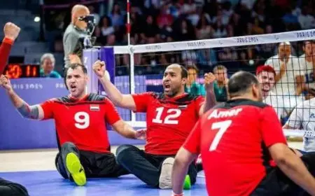 منتخب الطائرة جلوس المصري يحقق إنجازاً تاريخياً بتتويجه بلقب العالم ويشرف الرياضة المصرية