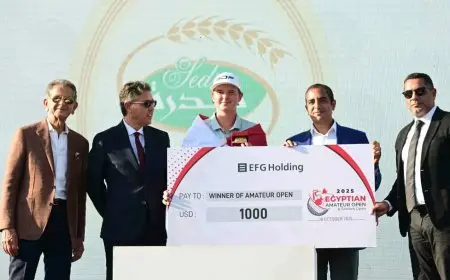 سوكولوف يدخل السجل الذهبي لأبطال مصر في الجولف للهواة وأبو العلا يسترجع لحظات الفوز بأول لقب للرواد