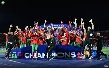 اتحاد الكرة يهنئ منتخب المغرب بعد التتويج بلقب كأس العالم للشباب