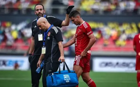 الأهلي يكشف عن إصابة محمد شريف بشد في العضلة الضامة وتأثيرها على المشاركة القادمة