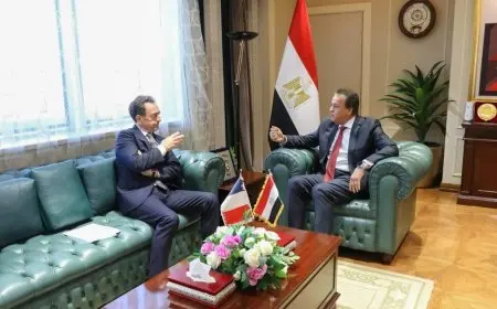 نائب رئيس الوزراء يستقبل سفير فرنسا في مصر لتفعيل خطة المساعدات الإنسانية لقطاع غزة