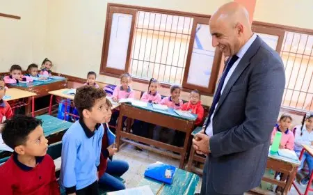 وزير التعليم يقوم بجولة تفقدية في 9 مدارس بمحافظة سوهاج