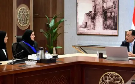 رئيس الوزراء يجتمع مع وزيرة الدولة للتعاون الدولي القطرية وفريقها المرافق لتحقيق شراكات استراتيجية