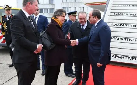 الرئيس السيسي يصل إلى بروكسل صور حصرية ومباشرة من الزيارة