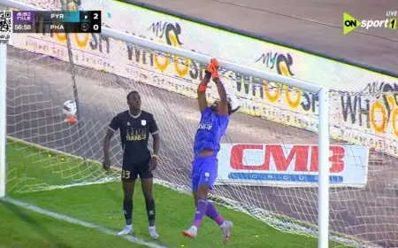 خطأ فادح من شيكا يمنح بيراميدز هدفا غريبا في شباك فاركو