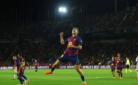 برشلونة يسجل سداسية مذهلة في مرمى أولمبياكوس خلال الجولة الثالثة من دوري أبطال أوروبا