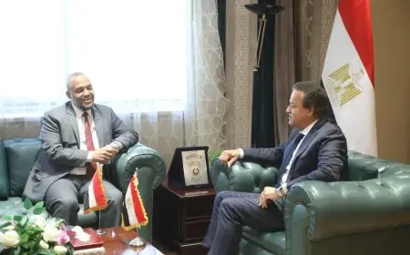 وزير الصحة يناقش مع نظيره السوداني سبل تعزيز التعاون لمواجهة الأوبئة