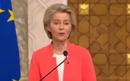 رئيسة المفوضية الأوروبية تعلن عن ضخ 5 مليارات يورو لتعزيز الاقتصاد الكلي في مصر