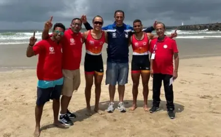 مصر تحصد 6 ميداليات في البطولة الإفريقية للتجديف بجنوب أفريقيا