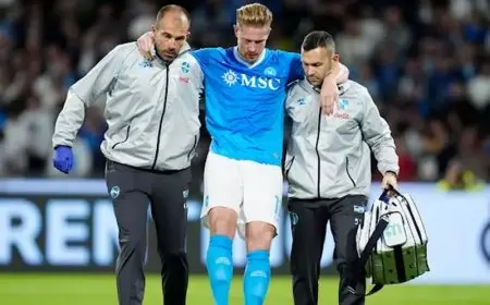 نابولي يكشف عن تطورات إصابة اللاعب دي بروين وتأثيرها على الفريق