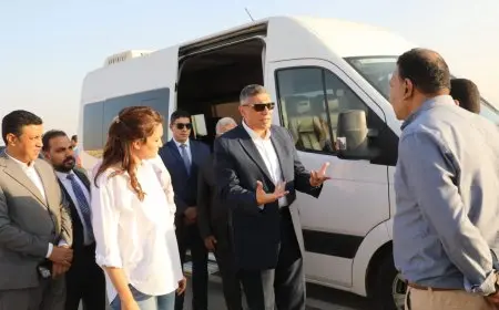 محافظ الجيزة يراقب تطوير الإنارة والتجميل حول المتحف المصري الكبير استعدادًا للافتتاح المرتقب