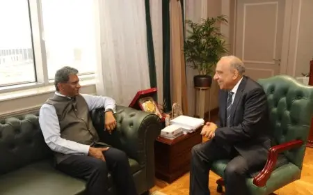 وزير الكهرباء يلتقي سفير الهند في القاهرة لتعزيز آفاق التعاون المشترك