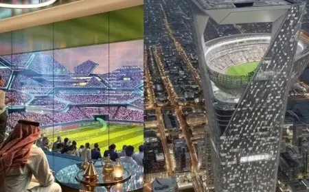 السعودية تكشف عن ملعب نيوم السماوي المذهل لاستضافة كأس العالم