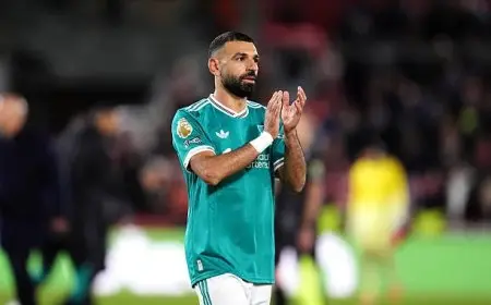 محمد صلاح يتألق ويُدرج ضمن المرشحين لجائزة هدف الشهر في الدوري الإنجليزي