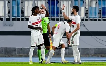 الزمالك يتعادل مع البنك الأهلي بعد هدف شيكو بانزا المميز