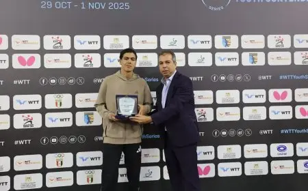 مصر تزخر بأجيال واعدة في تنس الطاولة وفقًا لأشرف حلمي