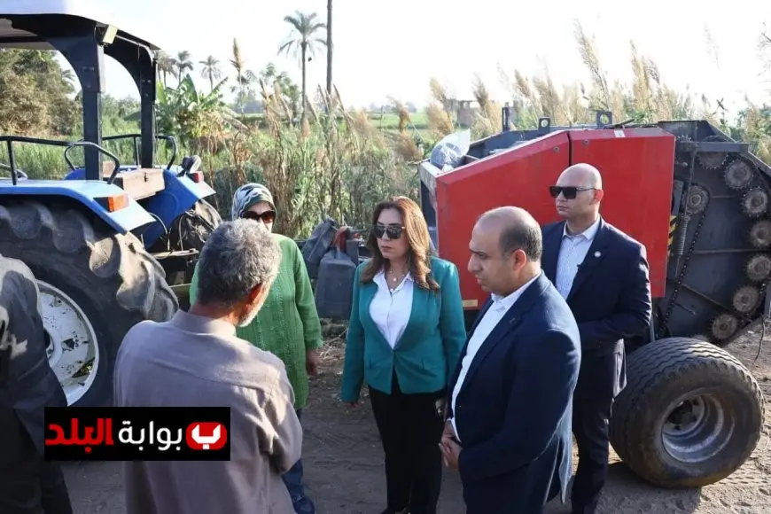 وزيرة البيئة تنبه إلى مخاطر حرق قش الأرز وتأثيره على صحة الفلاحين