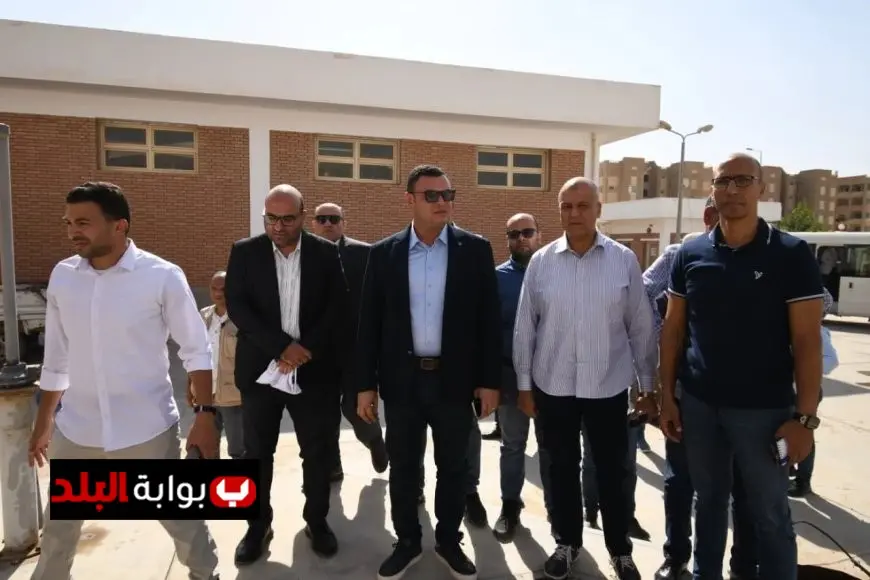 وزير الإسكان يقوم بجولة تفقدية في محطة رفع صرف صحي مشروع ابني بيتك 5 بحدائق أكتوبر