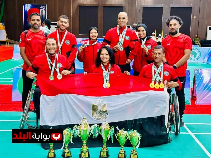 منتخب الريشة الطائرة البارالمبي يحقق 9 ميداليات مذهلة في بطولة إفريقيا في نيجيريا