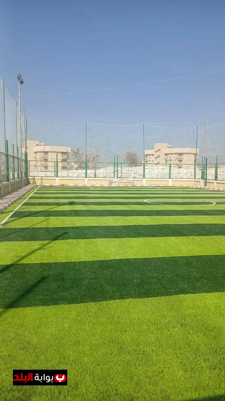 إنشاء ملعب خماسي جديد بمركز شباب بني خالد في المنيا يعزز النشاط الرياضي للشباب