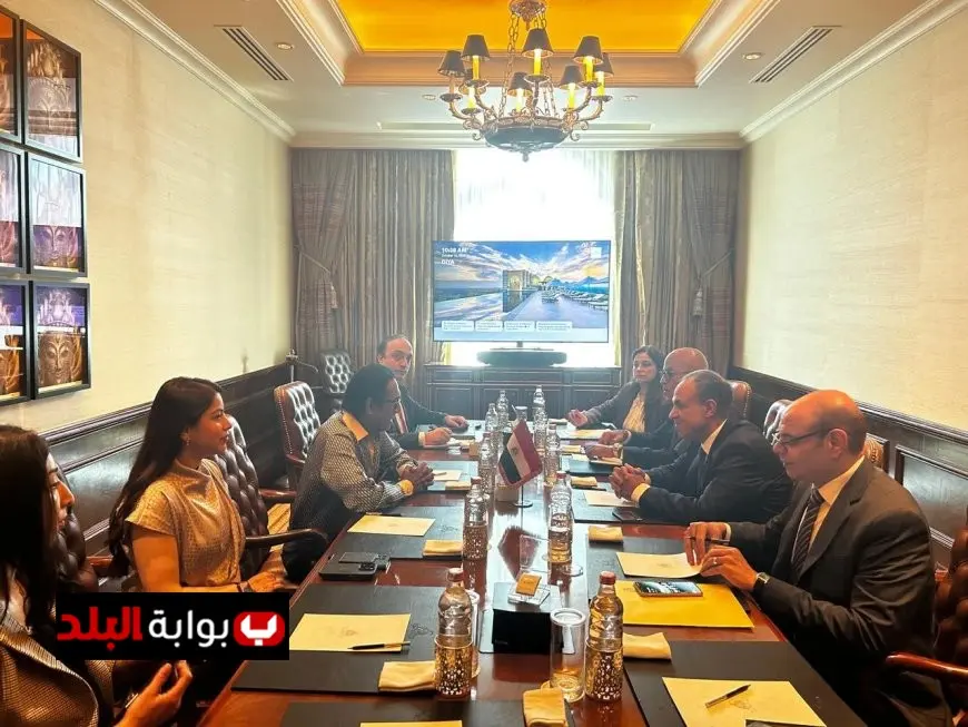 وزير الخارجية يلتقي رئيس مجموعة UFLEX خلال زيارته التاريخية للهند