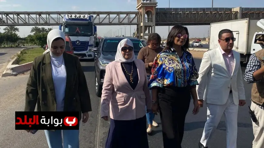 مؤسسة أبو العينين تشارك في مشهد وطني مهيب لدعم فلسطين تحت شعار قافلة السلام