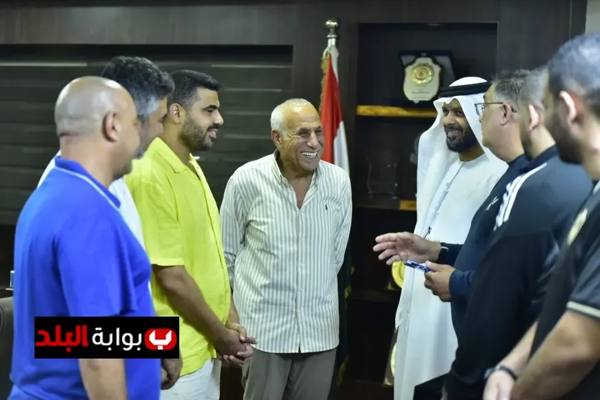 حسين لبيب يستضيف وفد نادي أبوظبي لتنس الطاولة في نادي الزمالك