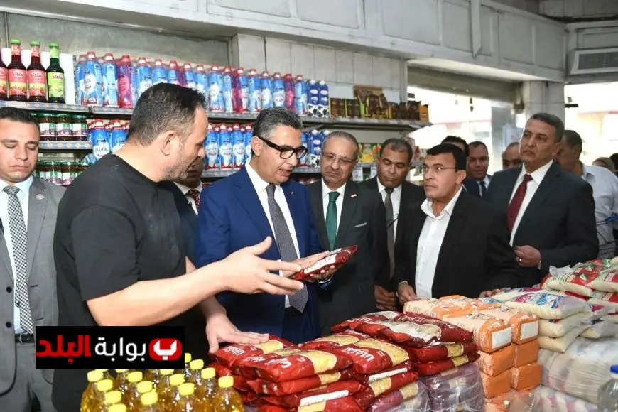 وزير التموين يزور منظومة الدعم للتأكد من توافر السلع في الأسواق