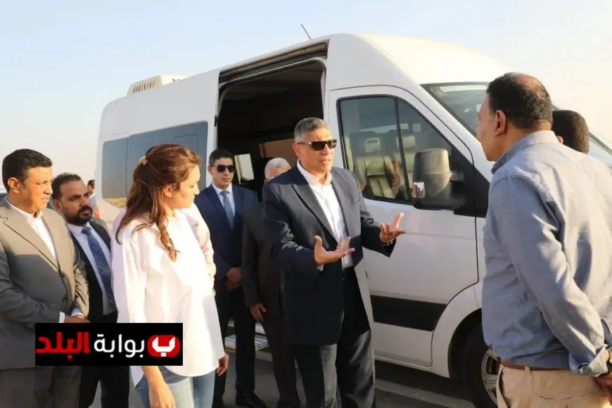 محافظ الجيزة يراقب تطوير الإنارة والتجميل حول المتحف المصري الكبير استعدادًا للافتتاح المرتقب