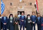الأمين العام للمجلس الأعلى للآثار يشارك في احتفالية تجليس مطران دير سانت كاترين للروم الأرثوذكس