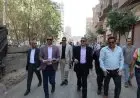 محافظ الجيزة يقوم بجولة ميدانية لمتابعة سير العمل في مشروع الصرف الصحي بمدينة النجوم