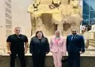 زيارة وزيرة شؤون الشباب البحرينية إلى المتحف المصري الكبير ضمن فعاليات وزارة الشباب والرياضة