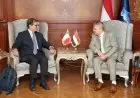 الفريق أسامة ربيع يناقش مع المبعوث الإيطالي آفاق التعاون في مشروع IMEC