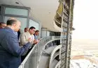 وزير الإسكان يواصل متابعة تنفيذ مشروع أبراج الداون تاون وكوبري C19 في مدينة العلمين الجديدة