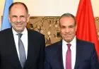 وزير الخارجية المصري يلتقي نظيره اليوناني لبحث تطورات الأوضاع في غزة والسودان