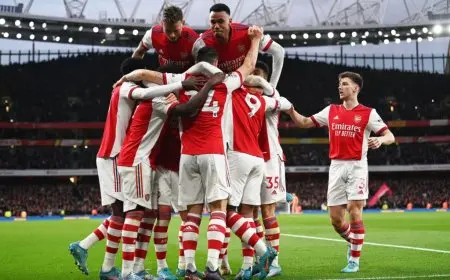 تشكيلة آرسنال لمواجهة بيرنلي تضم بوكايو ساكا في خط الهجوم