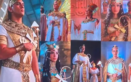 فريدة عثمان وأحمد الجندي وفريال أشرف يتألقون في افتتاح المتحف المصري الكبير