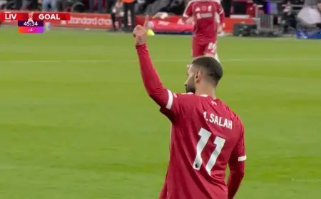 استمتع بأجمل لحظات محمد صلاح مع هدفه الرائع في مباراة أستون فيلا بالدوري الإنجليزي