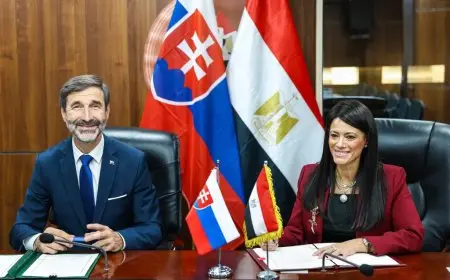 مصر وسلوفاكيا تعززان التعاون الاقتصادي من خلال توقيع اتفاق اللجنة المشتركة