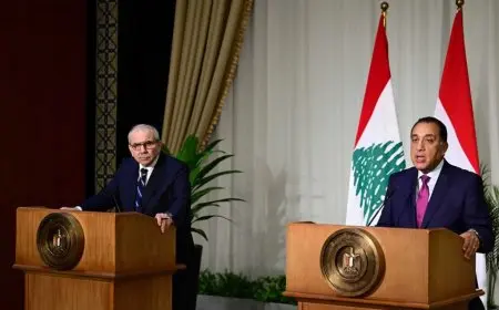مدبولي يؤكد دعم مصر للحكومة اللبنانية في مشاريع إعادة إعمار وتطوير الجنوب
