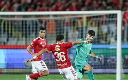 نتيجة الشوط الأول تكتفي بالتعادل السلبي في قمة الأهلي والمصري ببرج العرب