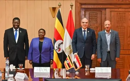 وزير الري يعقد اجتماعا مع رئيسة أوغندا لتعزيز التعاون المائي بين البلدين