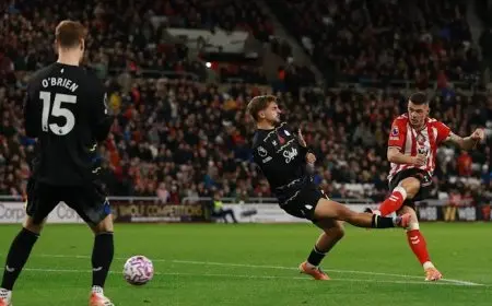 سندرلاند وإيفرتون يتساويان في نتيجة مثيرة في ختام الجولة العاشرة من الدوري الإنجليزي