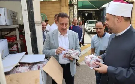 محافظ المنوفية يستلم دفعة جديدة من مشروع صكوك الإطعام لدعم الأسر المحتاجة