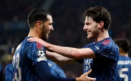 أرسنال يتألق في دوري أبطال أوروبا محققاً فوزاً ساحقاً بثلاثية ضد سلافيا براج