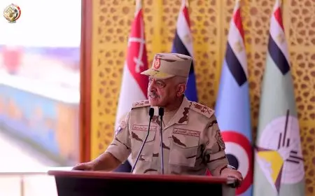 وزير الدفاع يحتفل بافتتاح المتحف المصري الكبير ويهنئ الشعب المصري والقوات المسلحة في مؤتمر شرم الشيخ