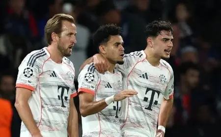 بايرن ميونخ يتفوق على باريس سان جيرمان في عقر داره بدوري أبطال أوروبا